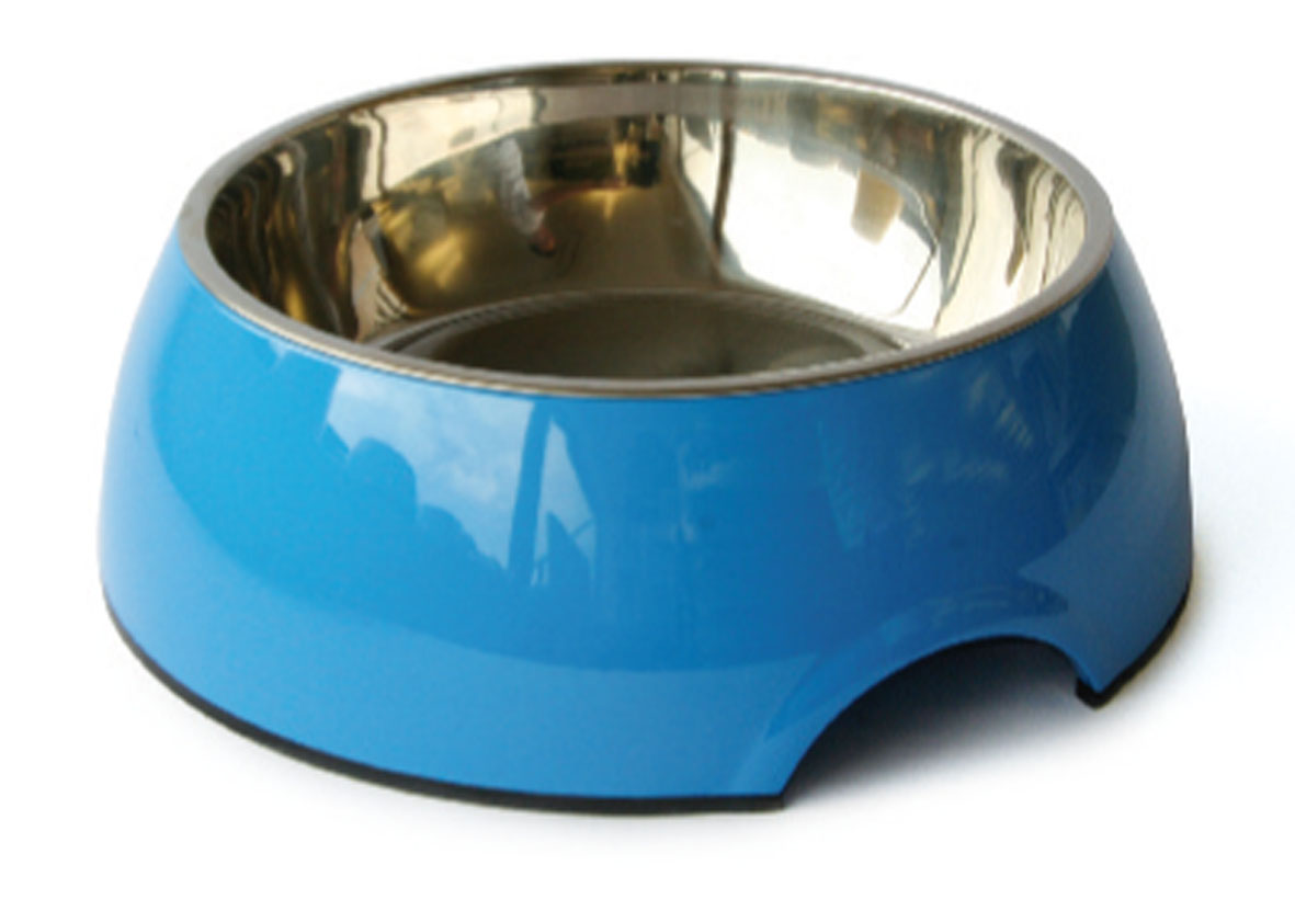 swisspet écuelles en mélamine ronde, 160ml, bleue