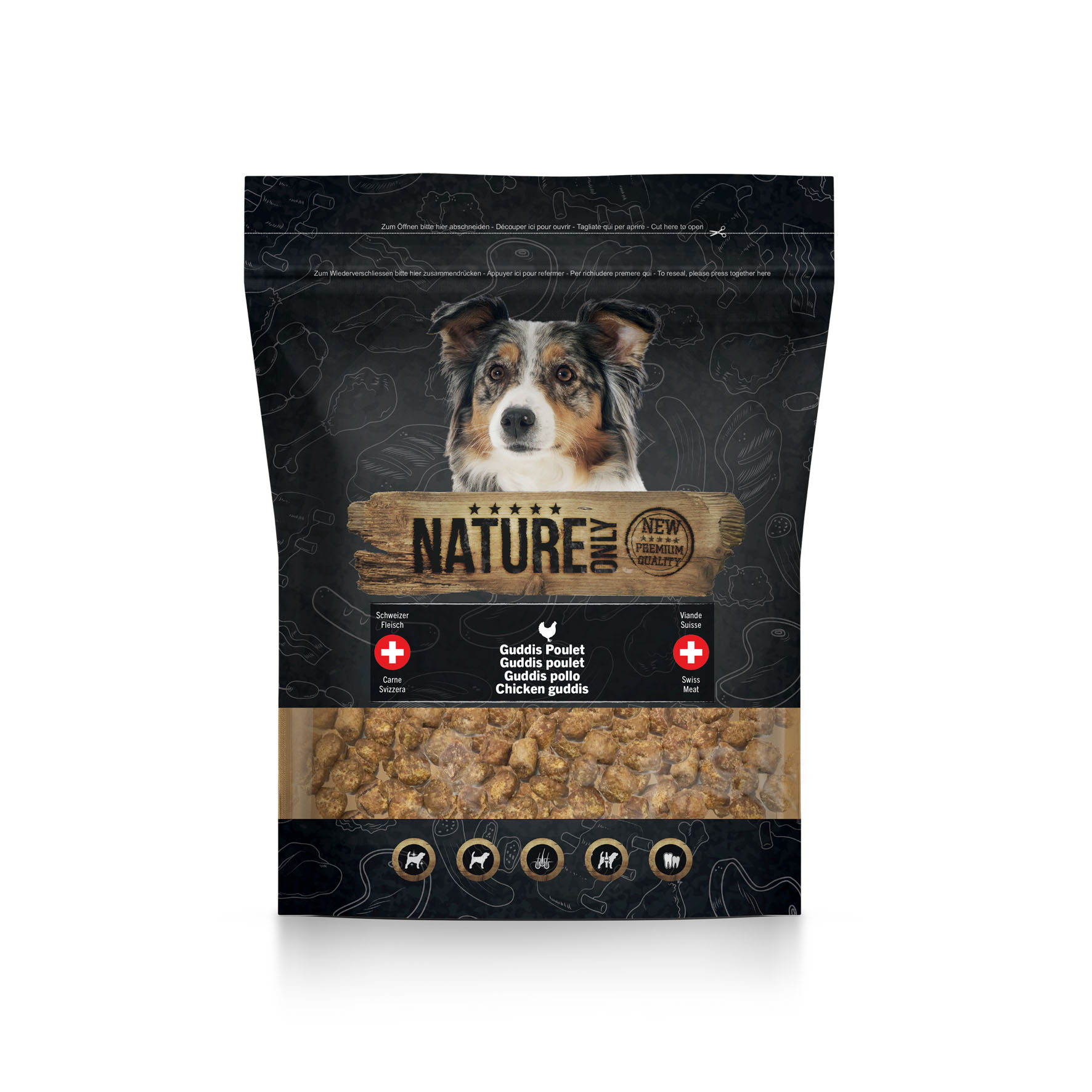 Nature Only Guddis poulet – viande suisse, 250g