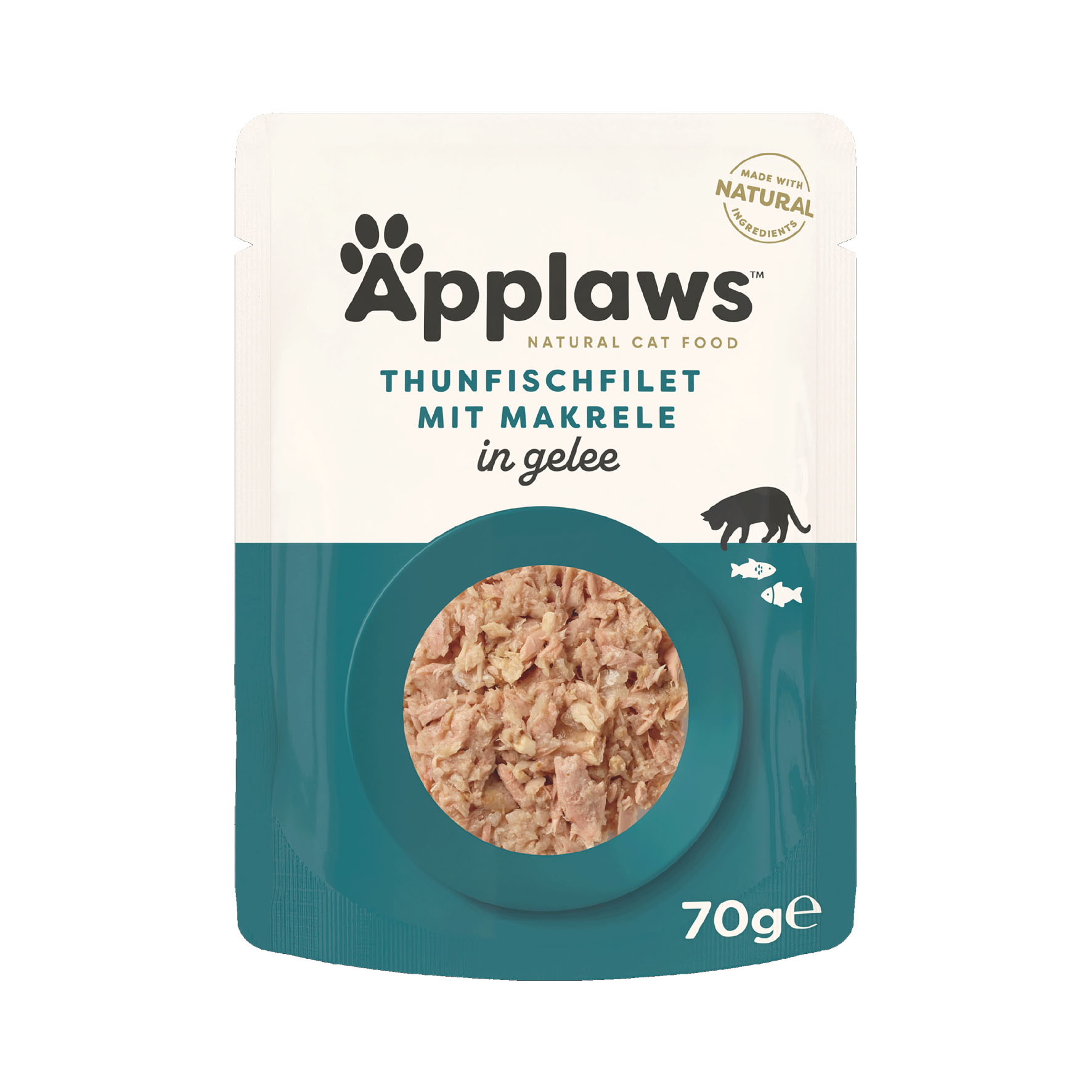 Applaws Pouch Tuna & Mackerel in Jelly 70g