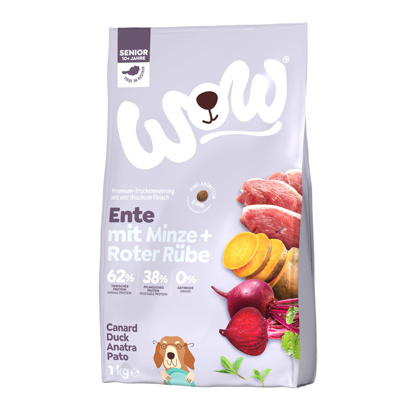 WOW Senior Ente mit Süsskartoffeln, 1kg