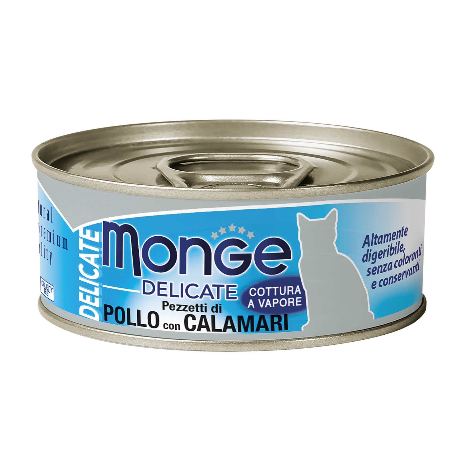 Monge Delicate Cat Pollo & Calamaro 80g