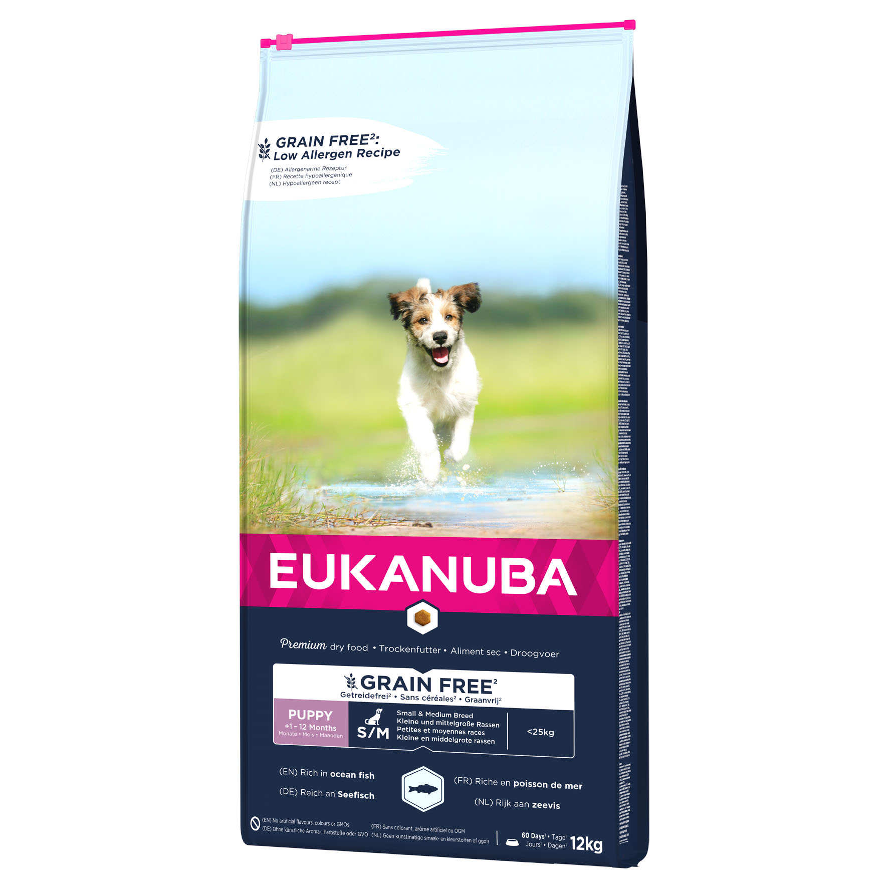 Eukanuba Grain Free Puppy S/M mit Lachs