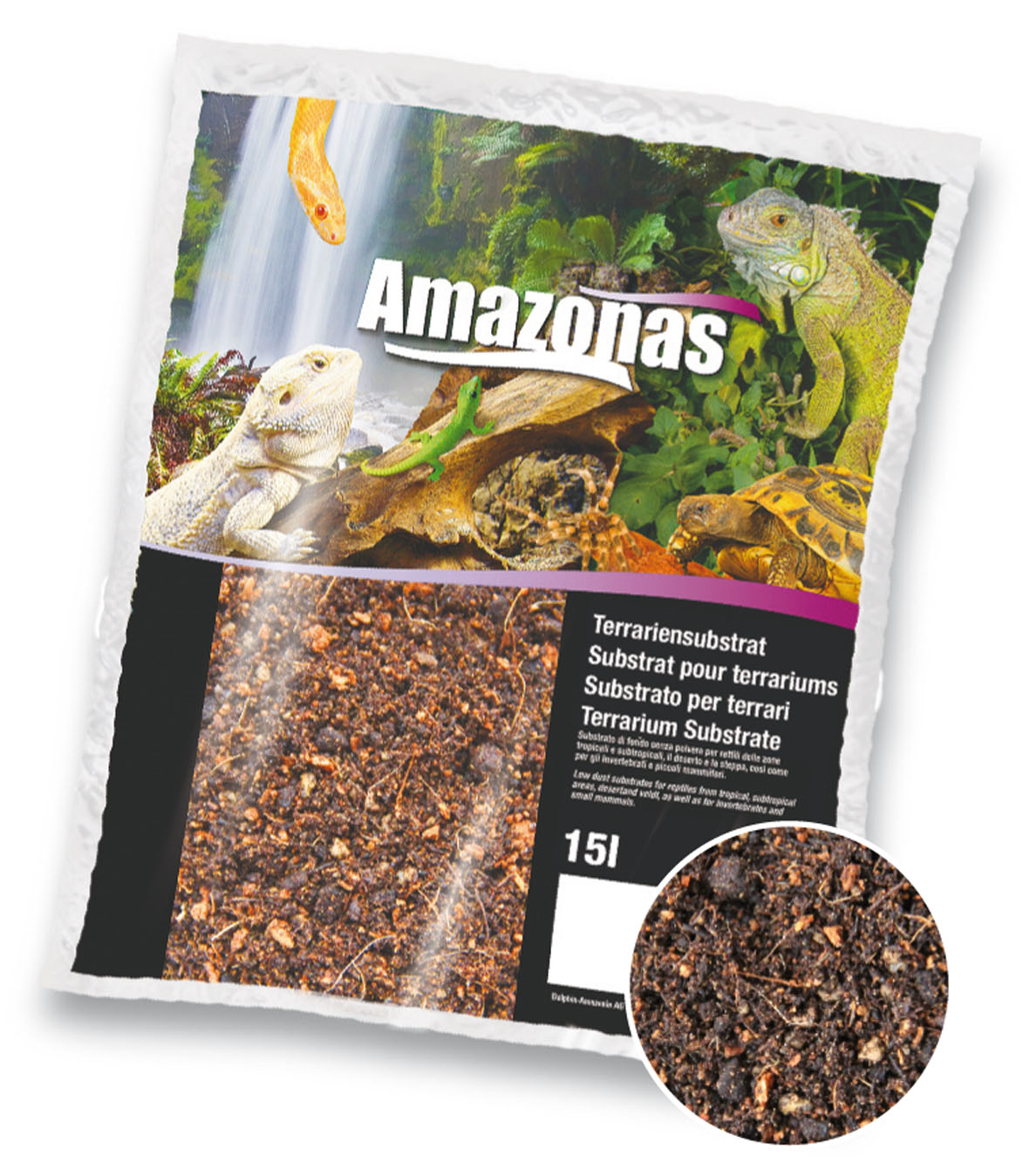 Amazonas Jungle Beeding, Terrariensubstrat