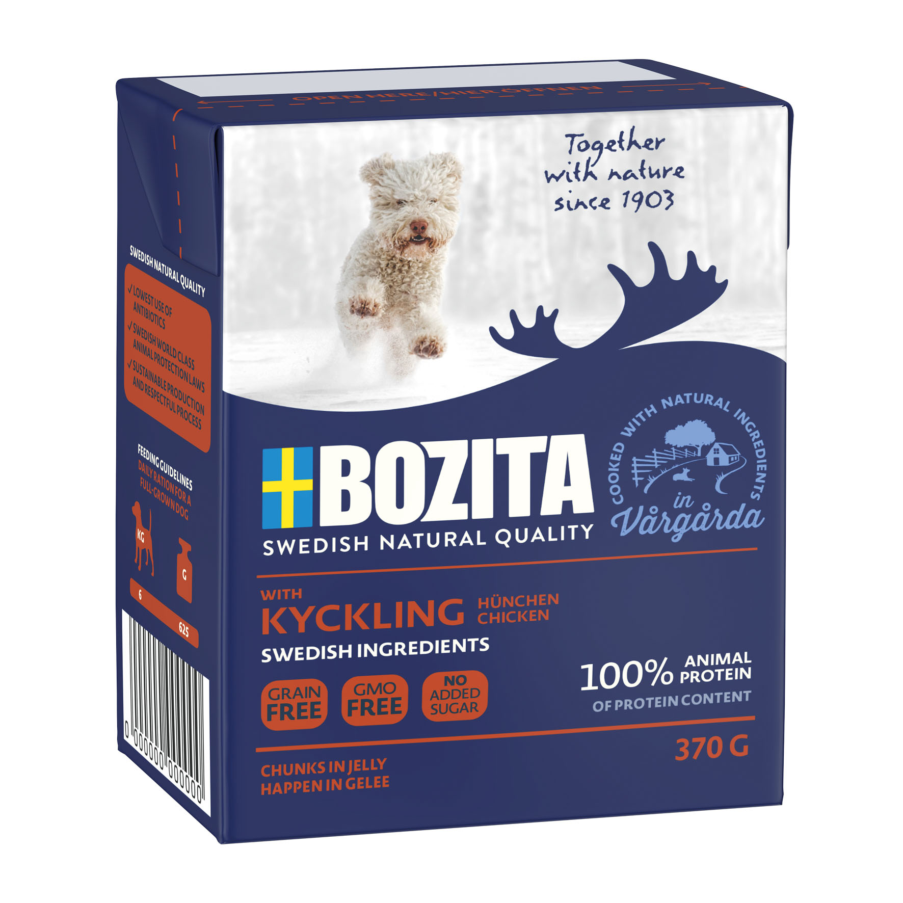 Bozita Bouchées en Gelée Poulet, 370g