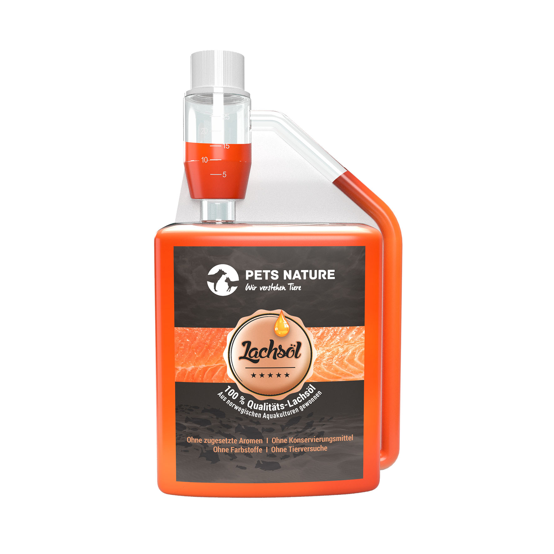 Pets Nature Lachsöl, 500 ml