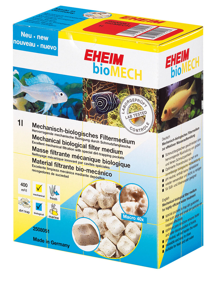 Mezzi filtranti bioMech Eheim per filtri esterni