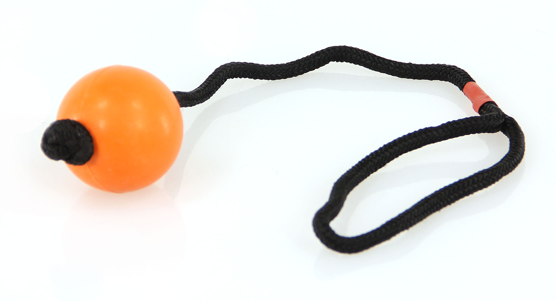 swisspet balle à la corde Slopi, orange, ø5cm, L: 39cm