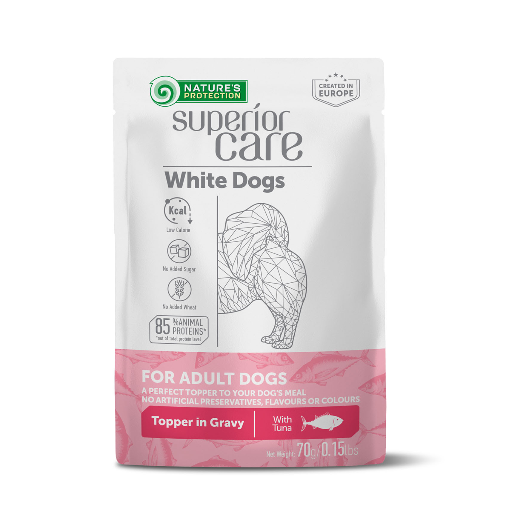 Superior Care White Dogs nourriture humide thon 70g