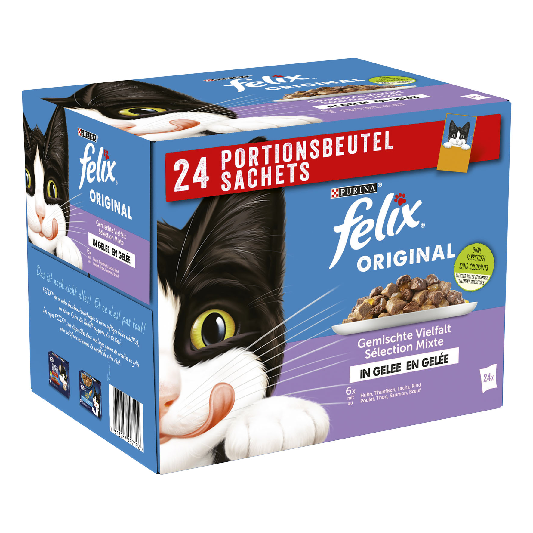 Felix Original Fleisch & Fisch, 24x85g