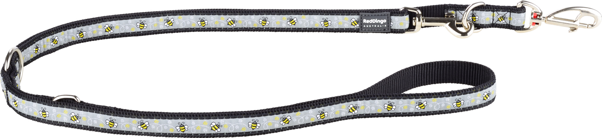 RedDingo Führleine Design  Bumble Bee Black L, 26mm 200cm