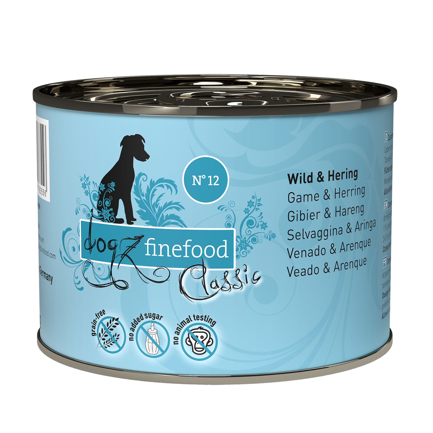 Dogz Finefood No.12 Wild & Hering, 200g