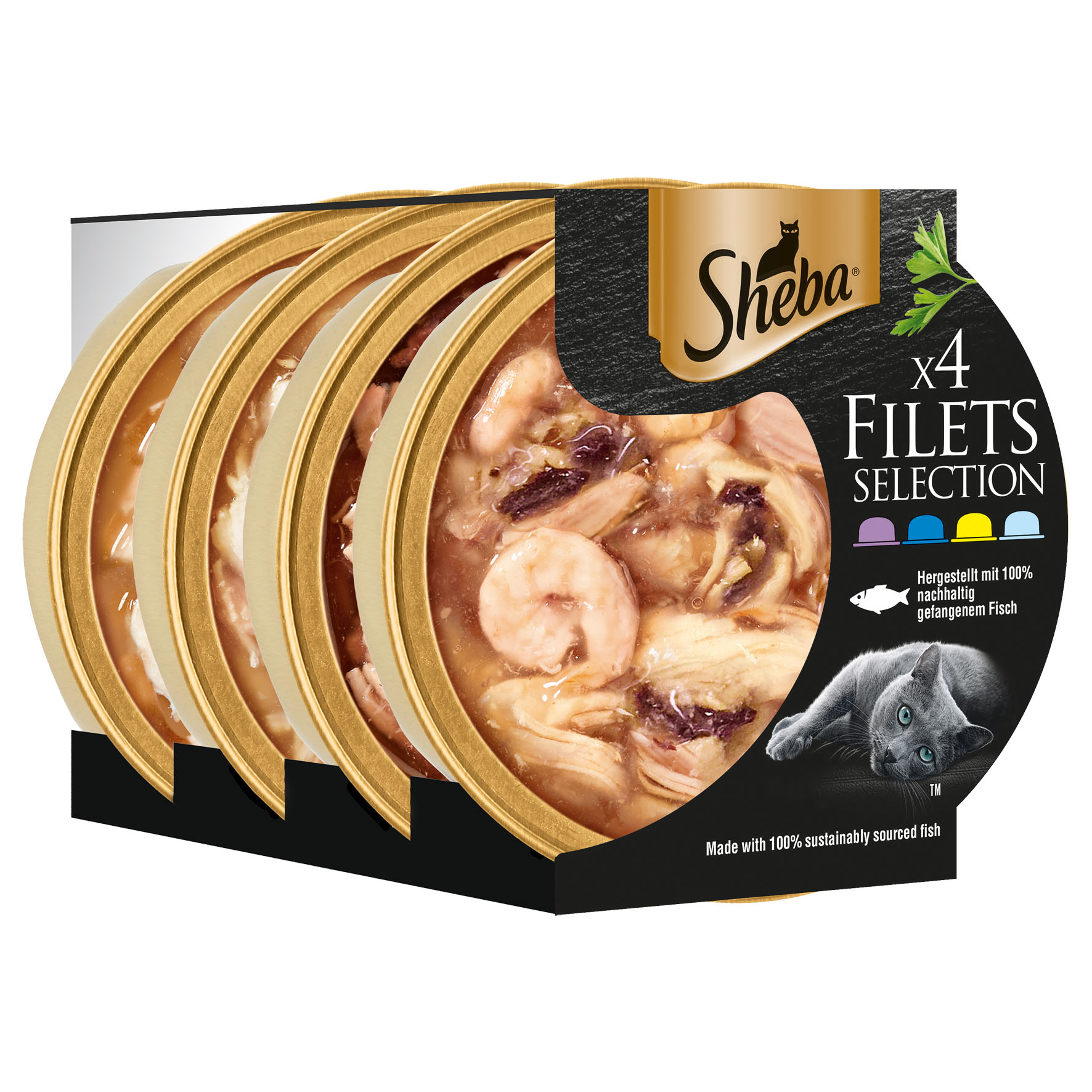 Sheba Filets Selection, 4x60g