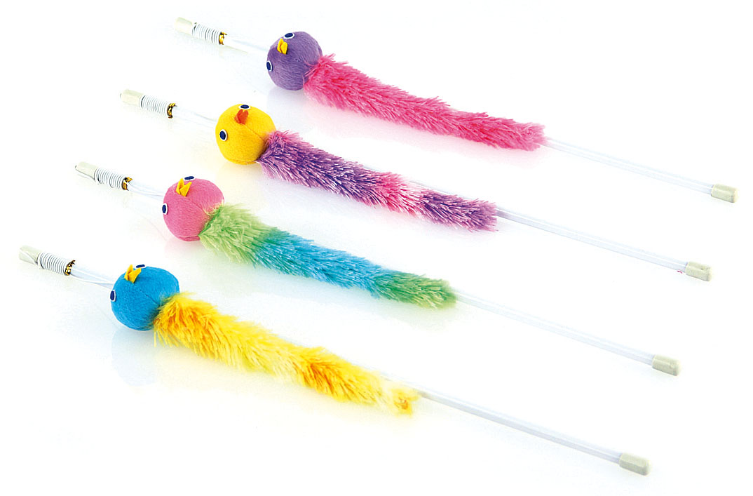 swisspet Katzenspielzeug Plüschwedel Dream-Birdy