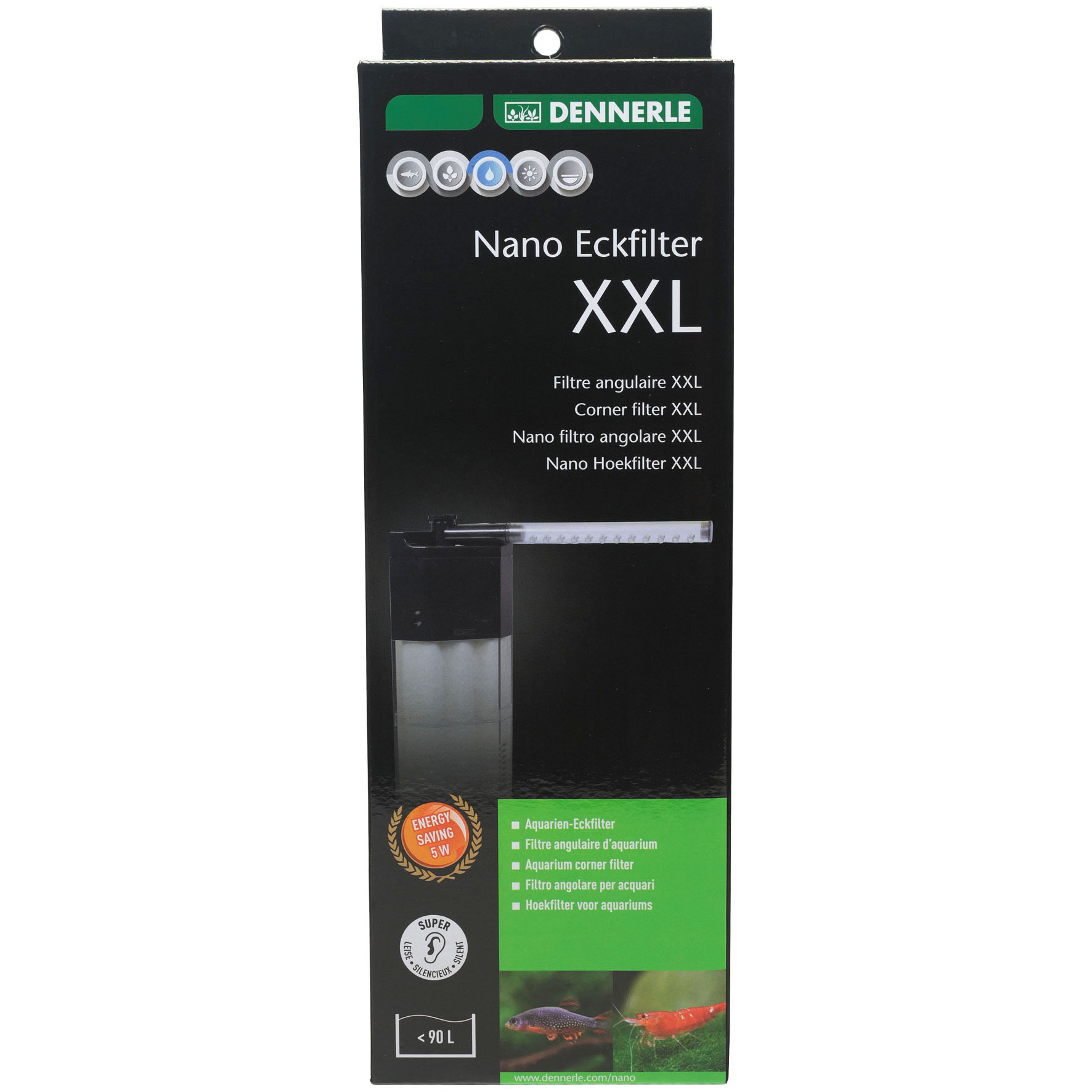 Dennerle Nano Clean, Eckfilter XXL 