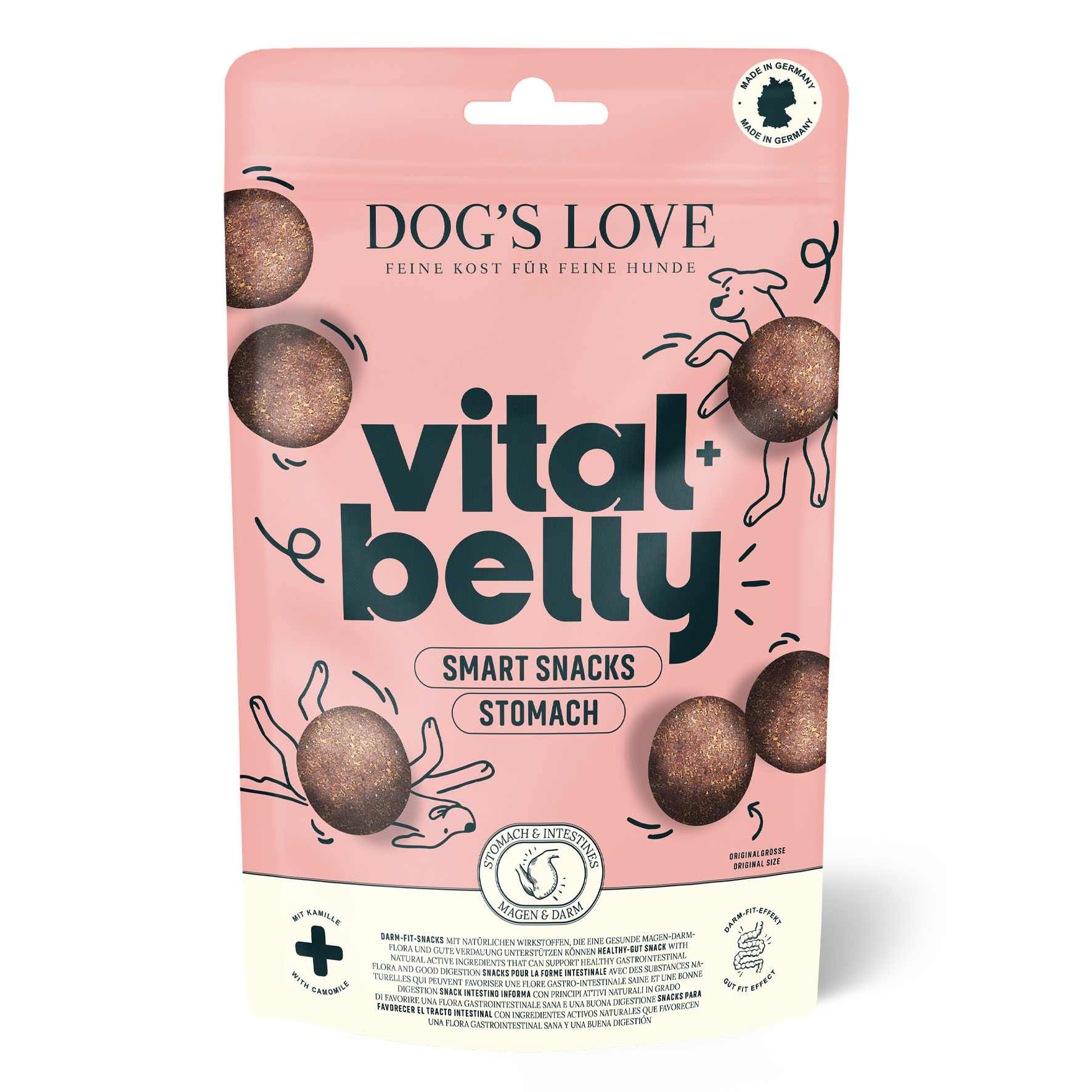 DOG'S LOVE Vital+ Smart Snacks BELLY 150g