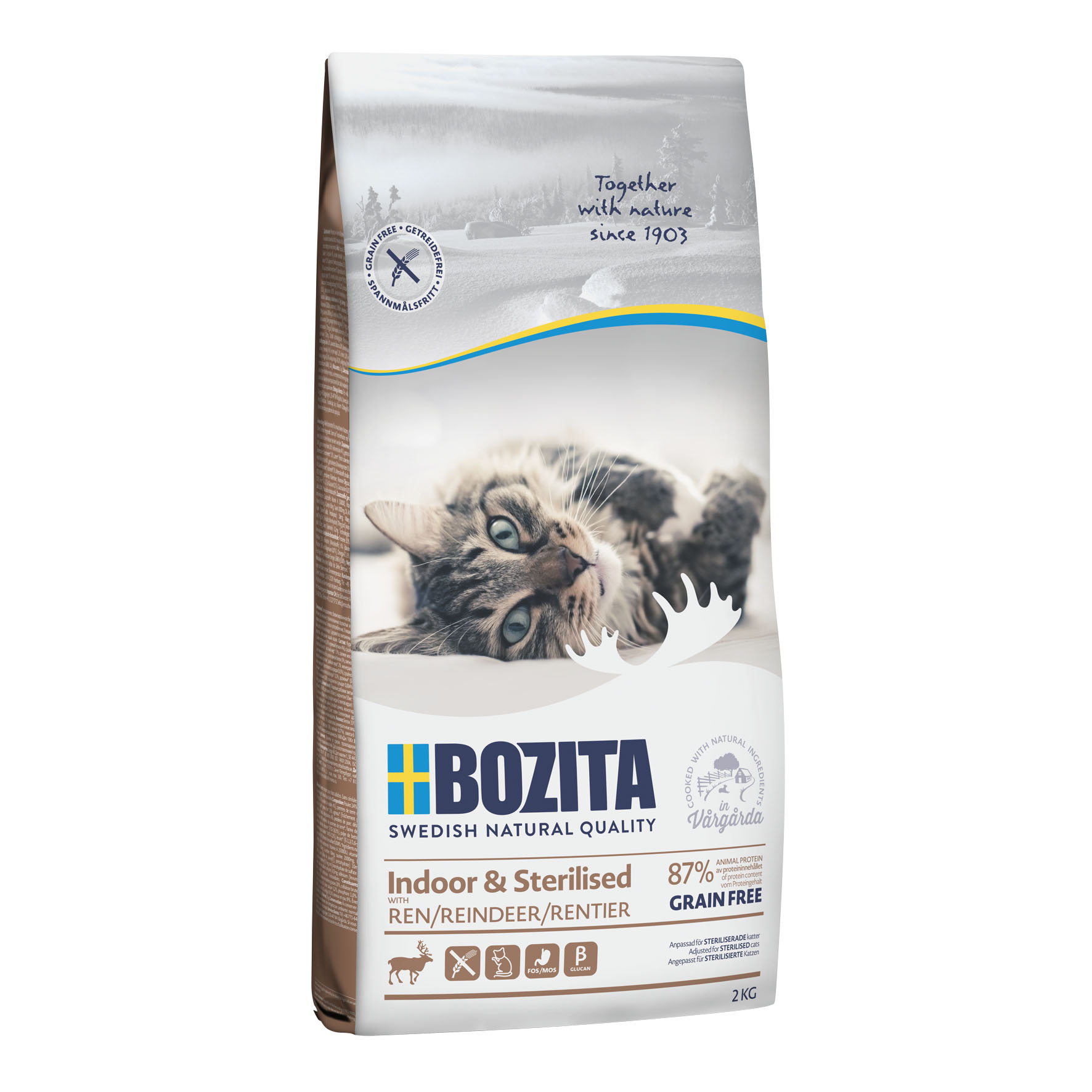 Bozita Grain Free Reindeer, 2kg