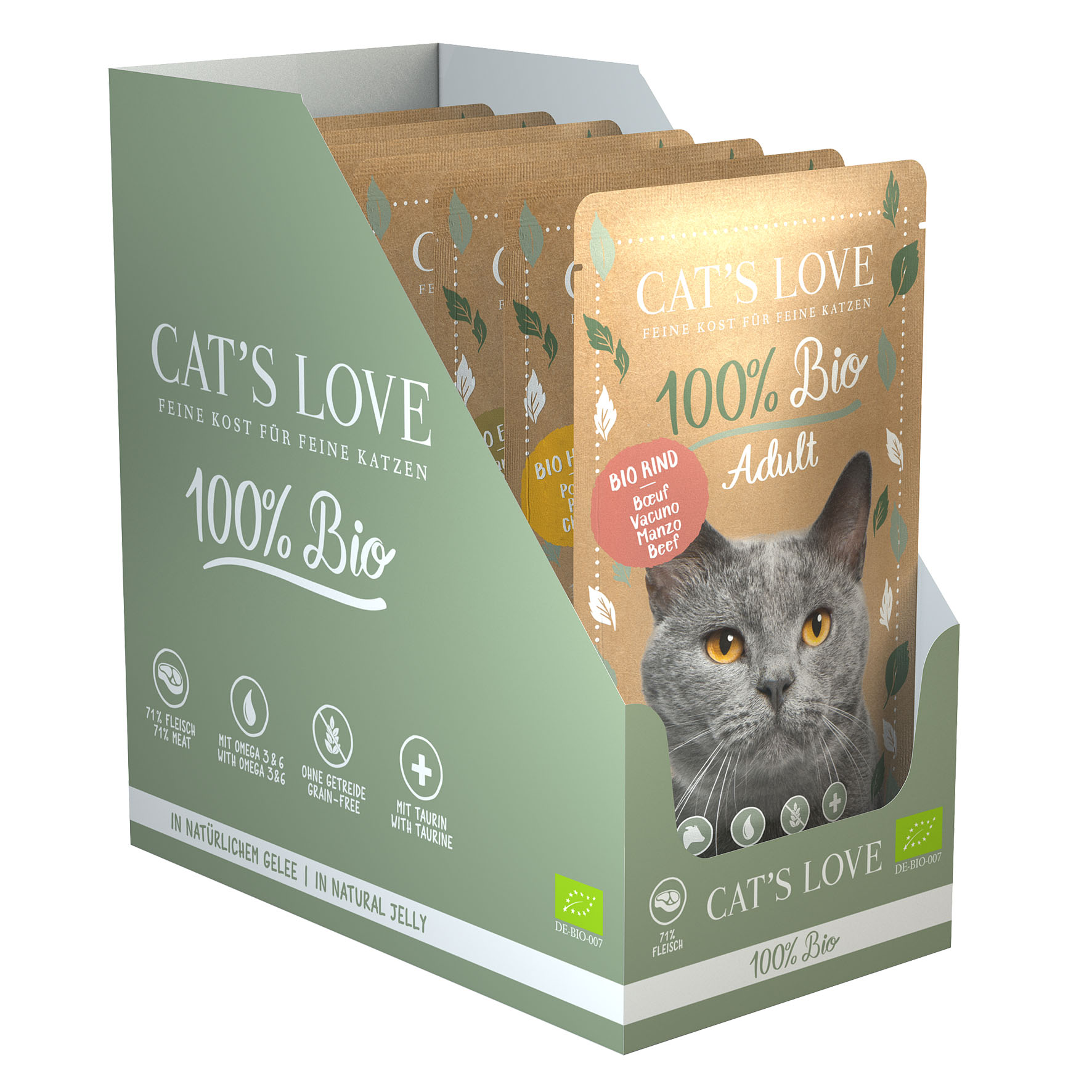 CAT'S LOVE ADULT BIO Multipack 6x100g