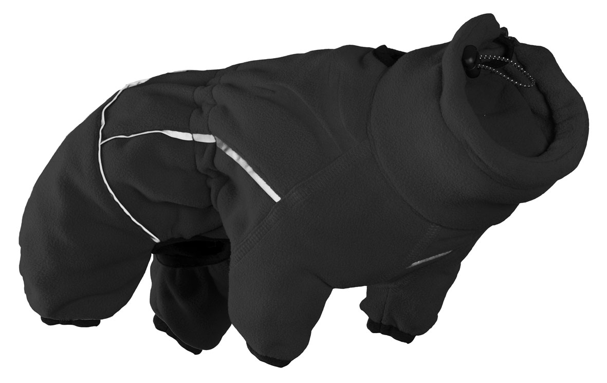 Hurtta Microfleece Overall schwarz Gr.20 S