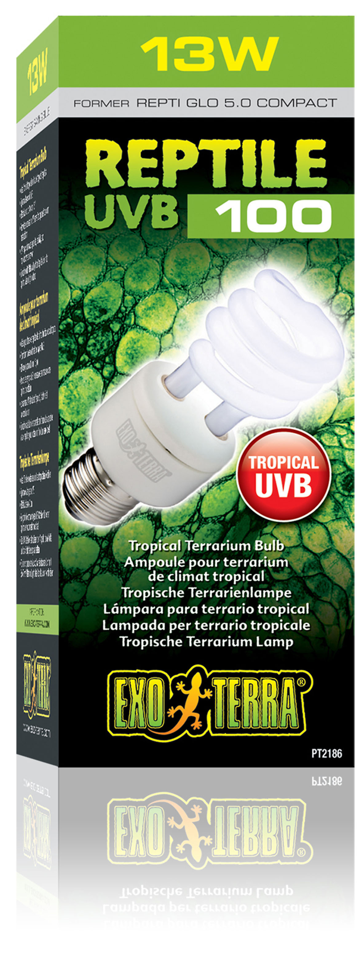 Exo Terra Kompakt Leuchtstoffröhre Reptile UVB 100