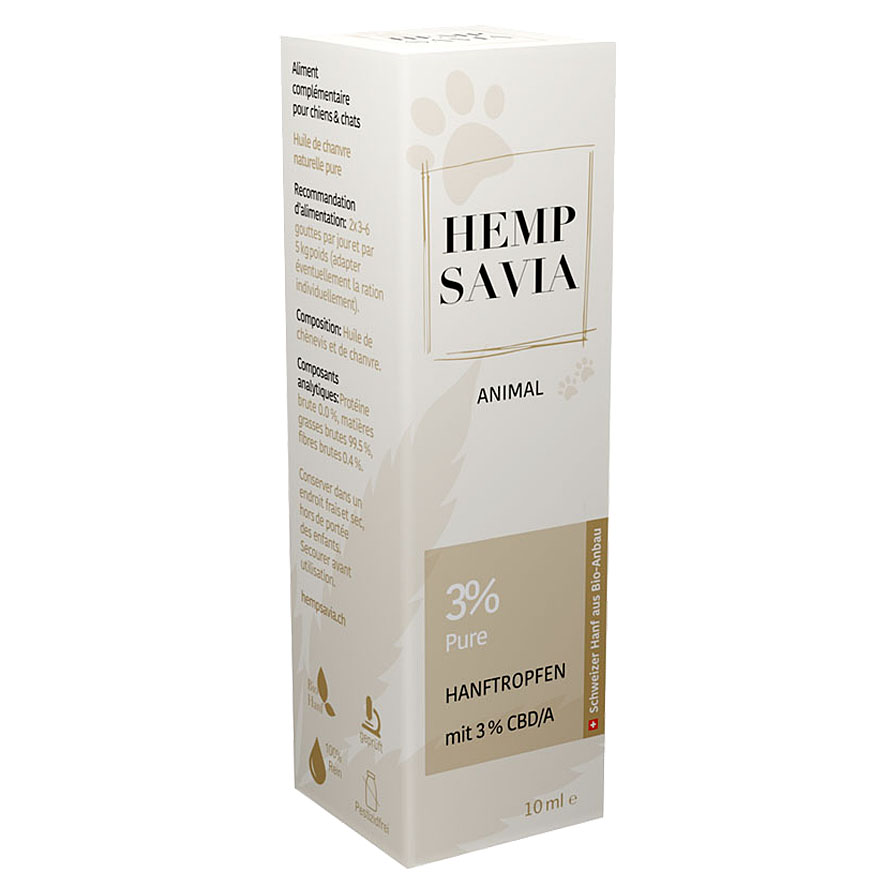 Hempsavia Pure CBD Öl 3%, 10ml