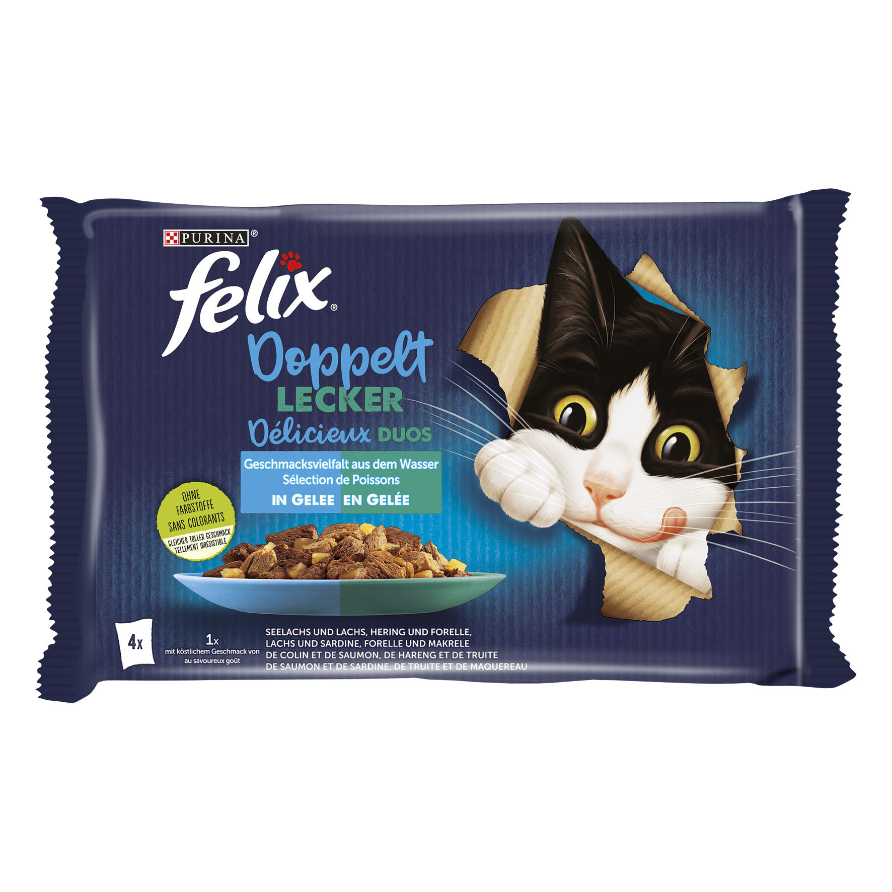 Felix Doppelt Lecker Fisch, 4x85g