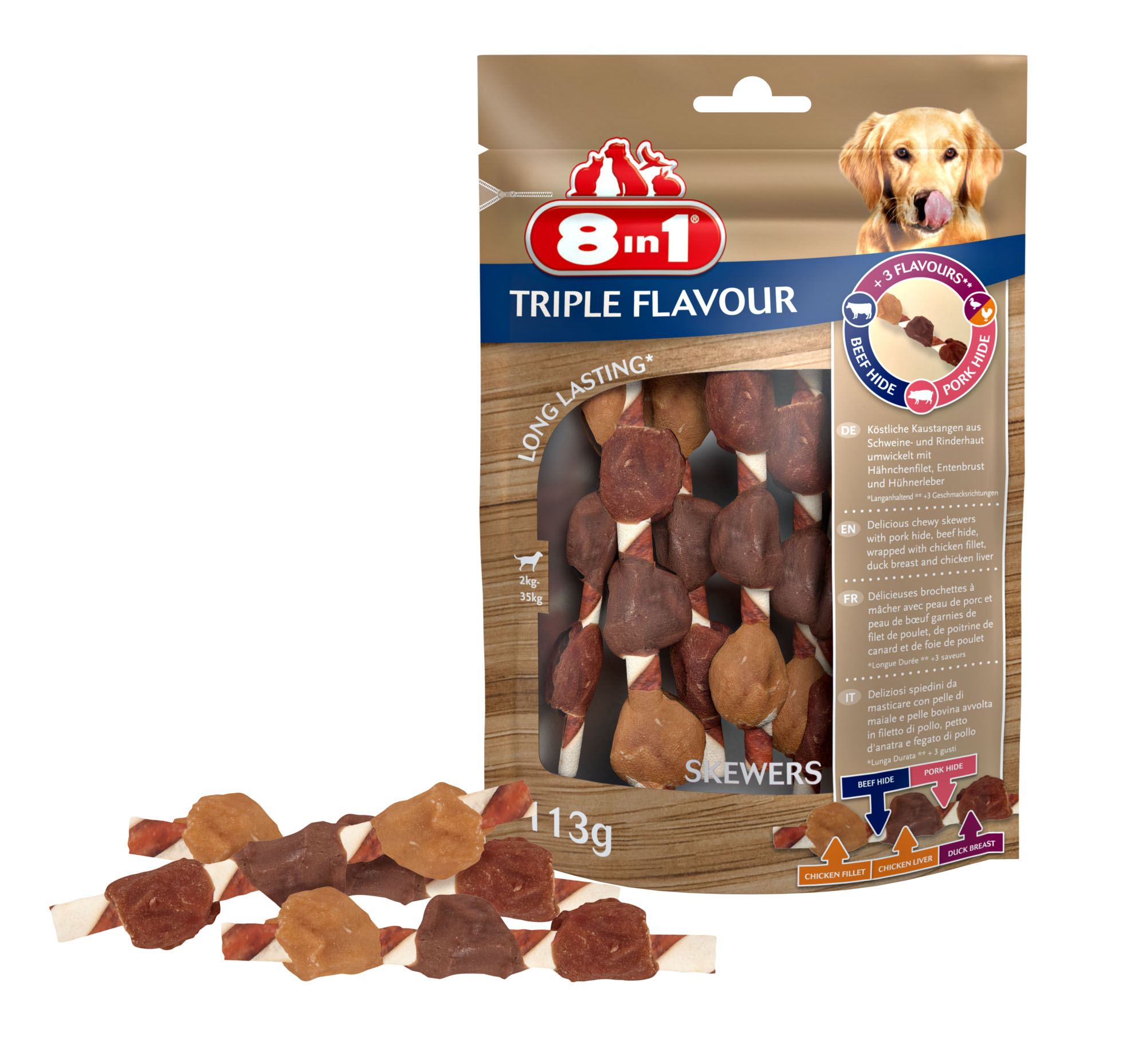 8in1 Triple Flavour Skewers