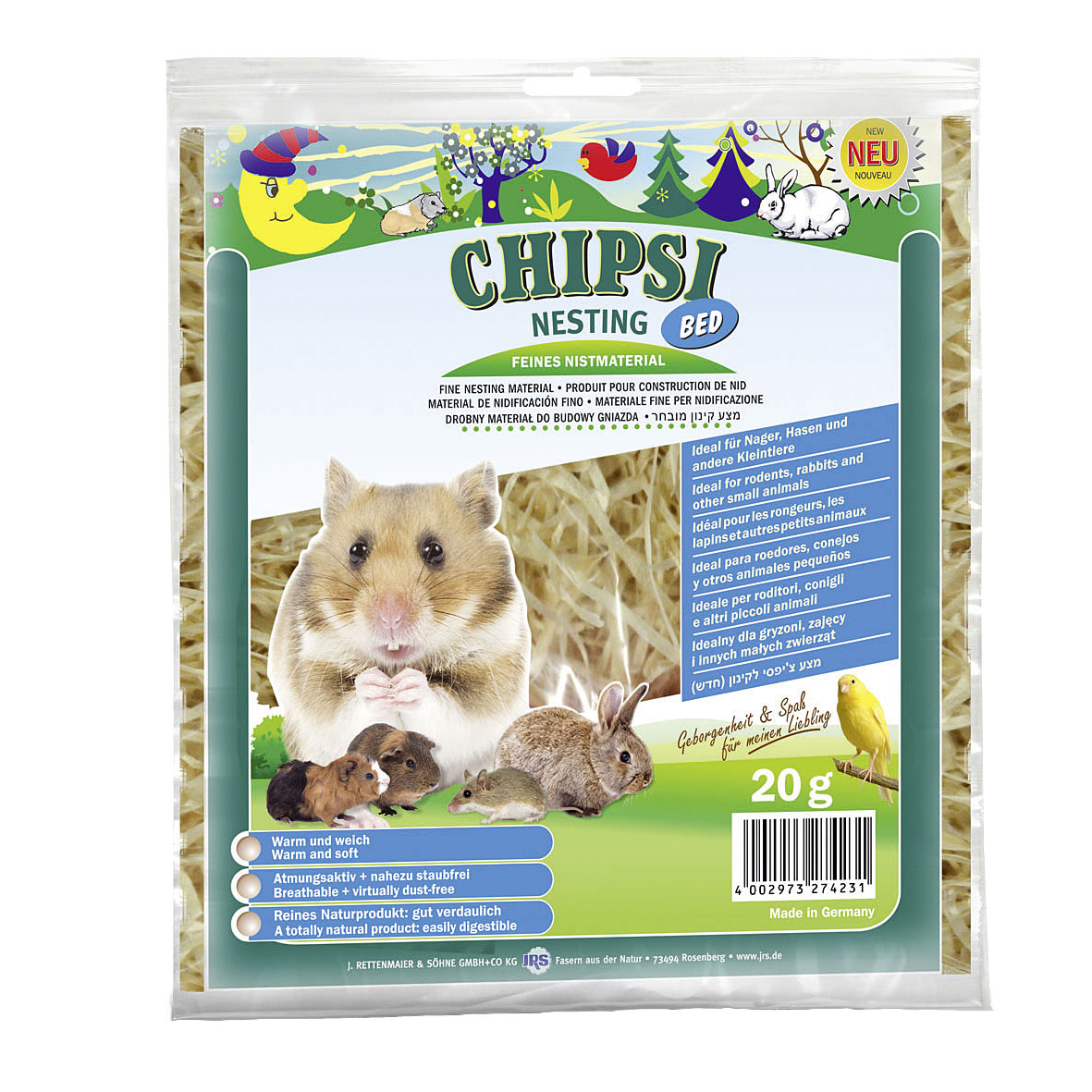 Chipsi Nesting Bed 20g