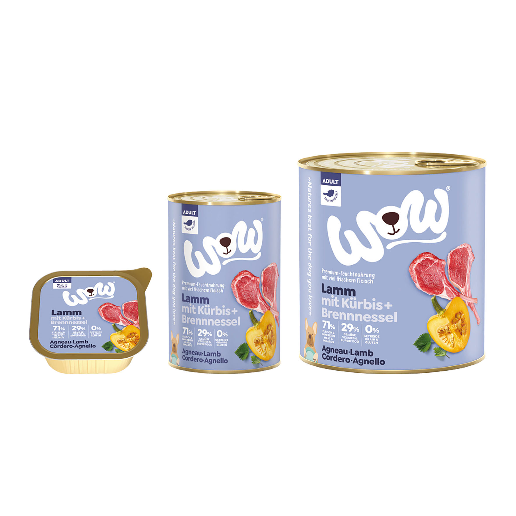 WOW Adult Lamm mit Kürbis