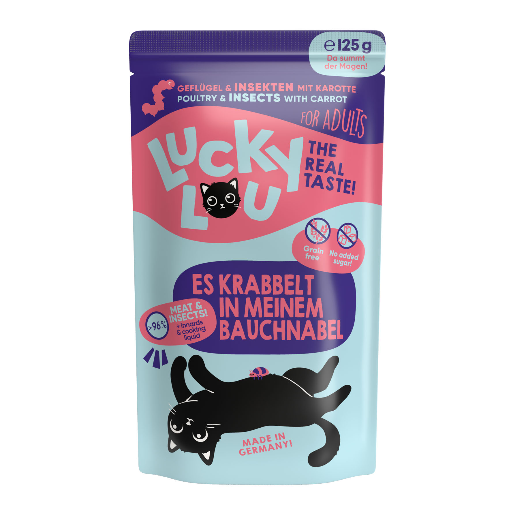 Lucky Lou Adult Geflügel & Insekten 125g