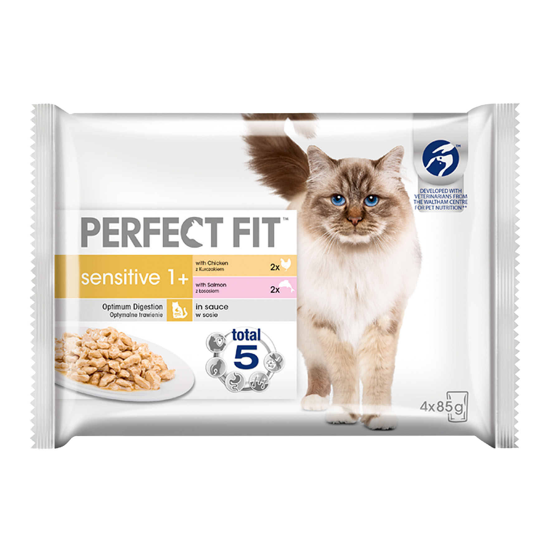 Perfect Fit Sensitive 1+ Huhn & Lachs