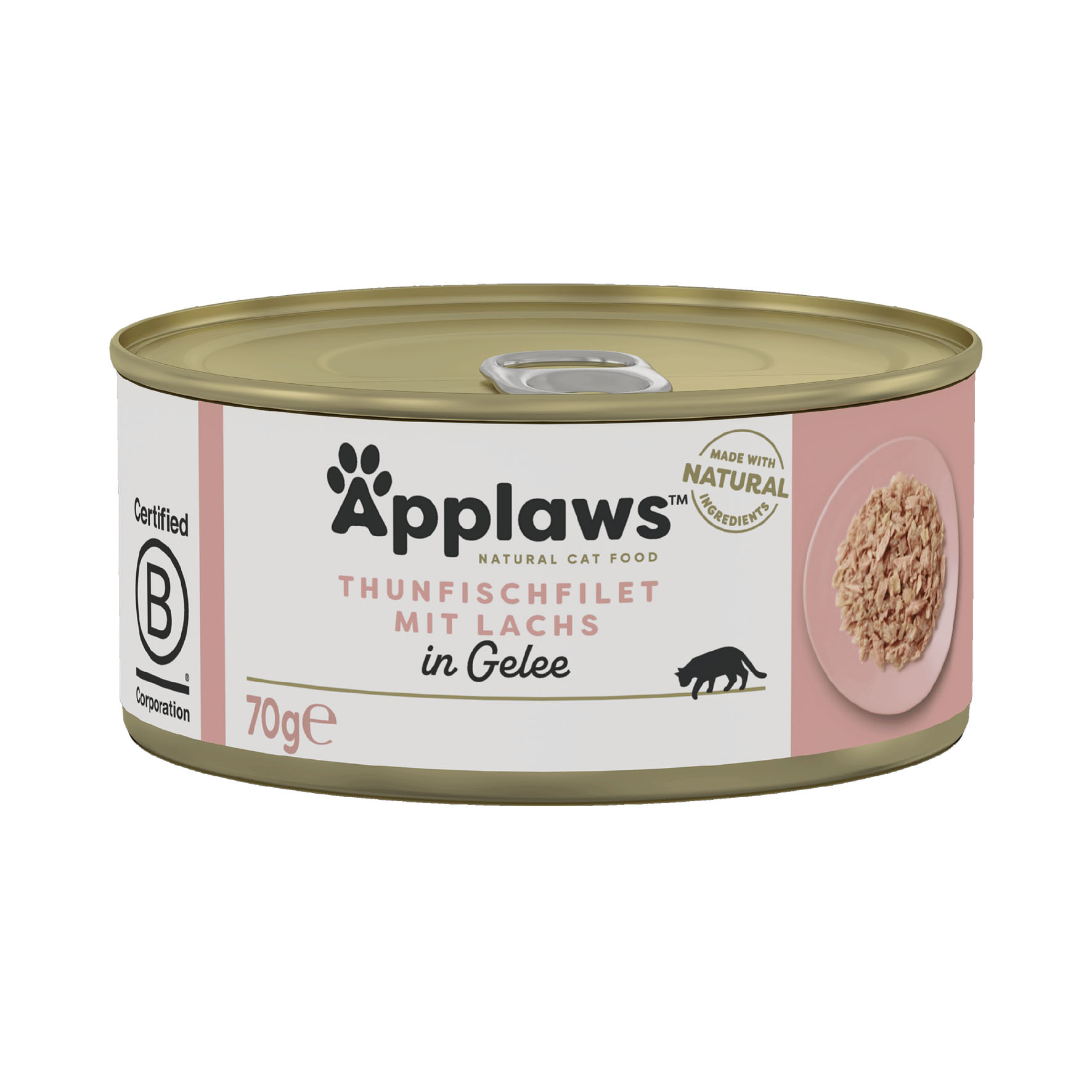 Applaws Tin Tuna Fillet & Salmon Jelly 70g
