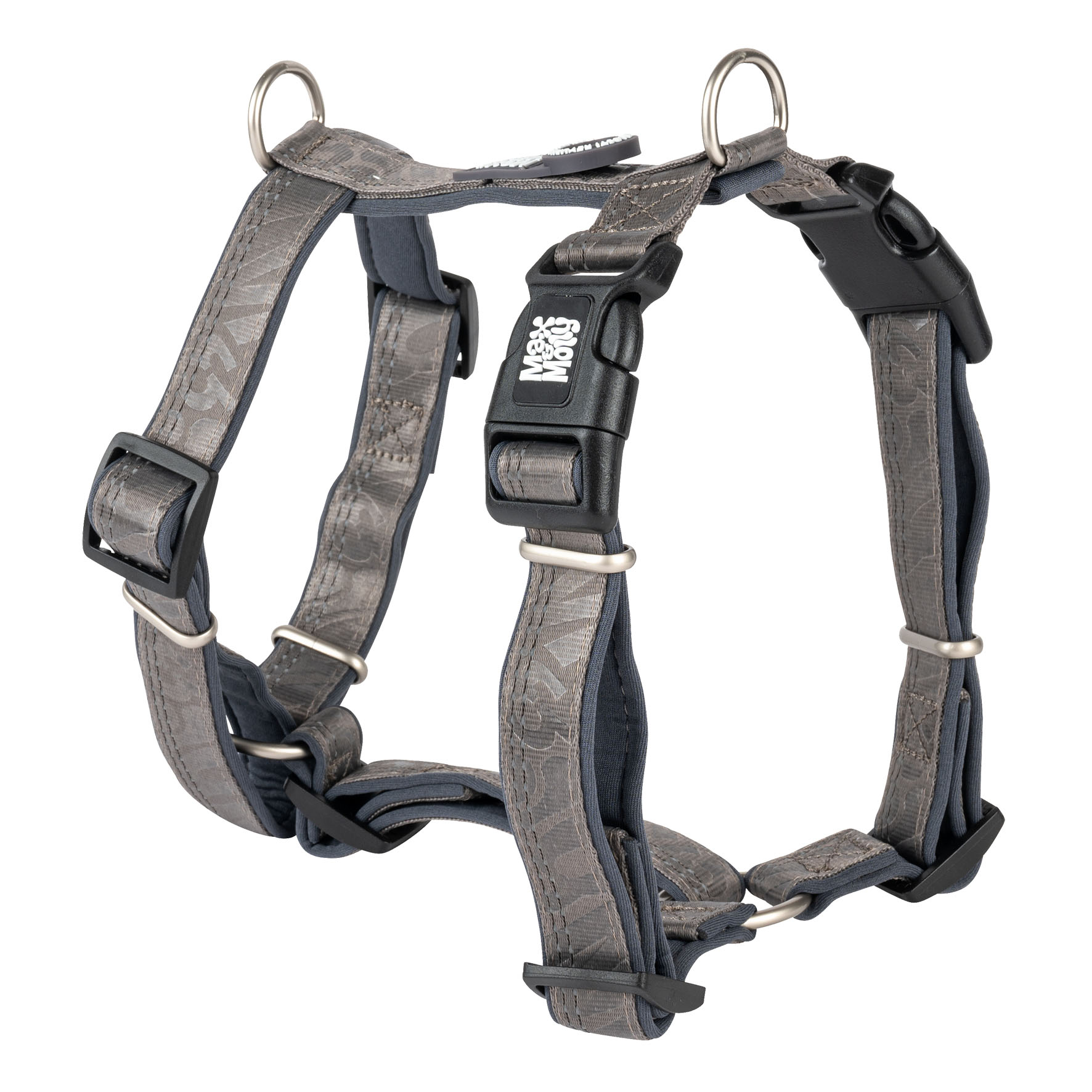 Max&Molly Comfort-H-Harness stein/XS, H:24-39cm/B:32-40cm