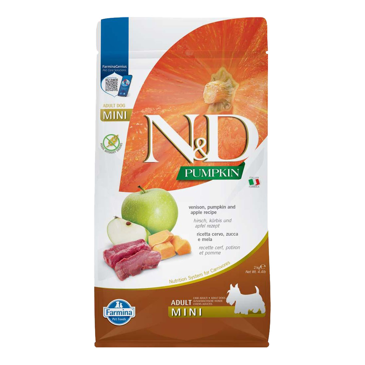 Farmina N&D Pumpkin Adult Mini Hirsch&Apfel 2kg