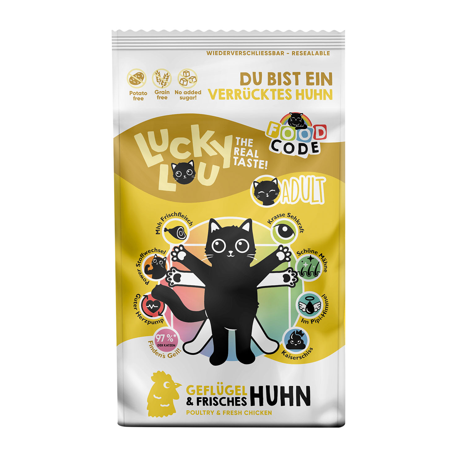 Lucky Lou Adult Geflügel & Huhn, 1.7kg
