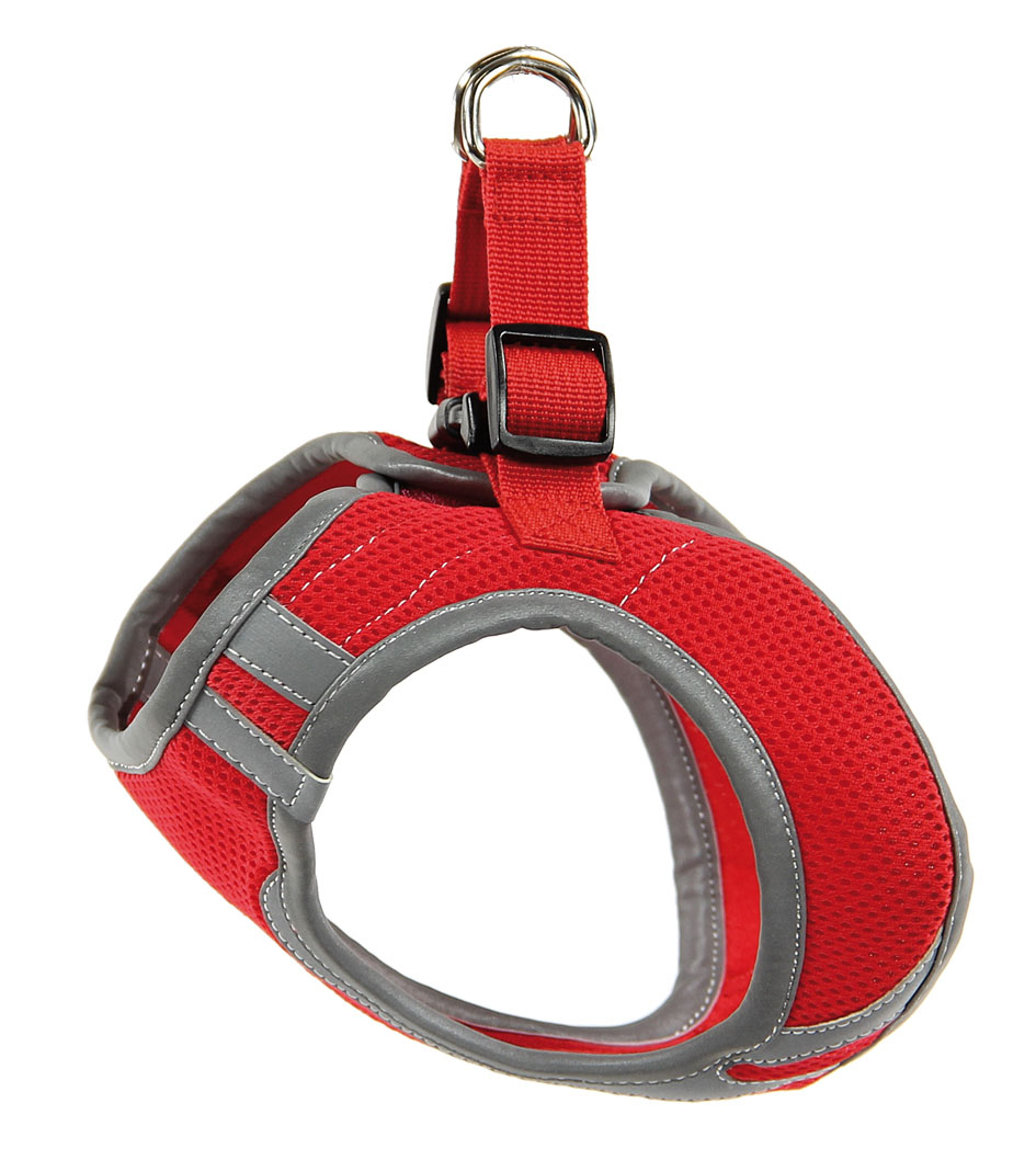 swisspet harnais TP1, réfléchissant, rouge