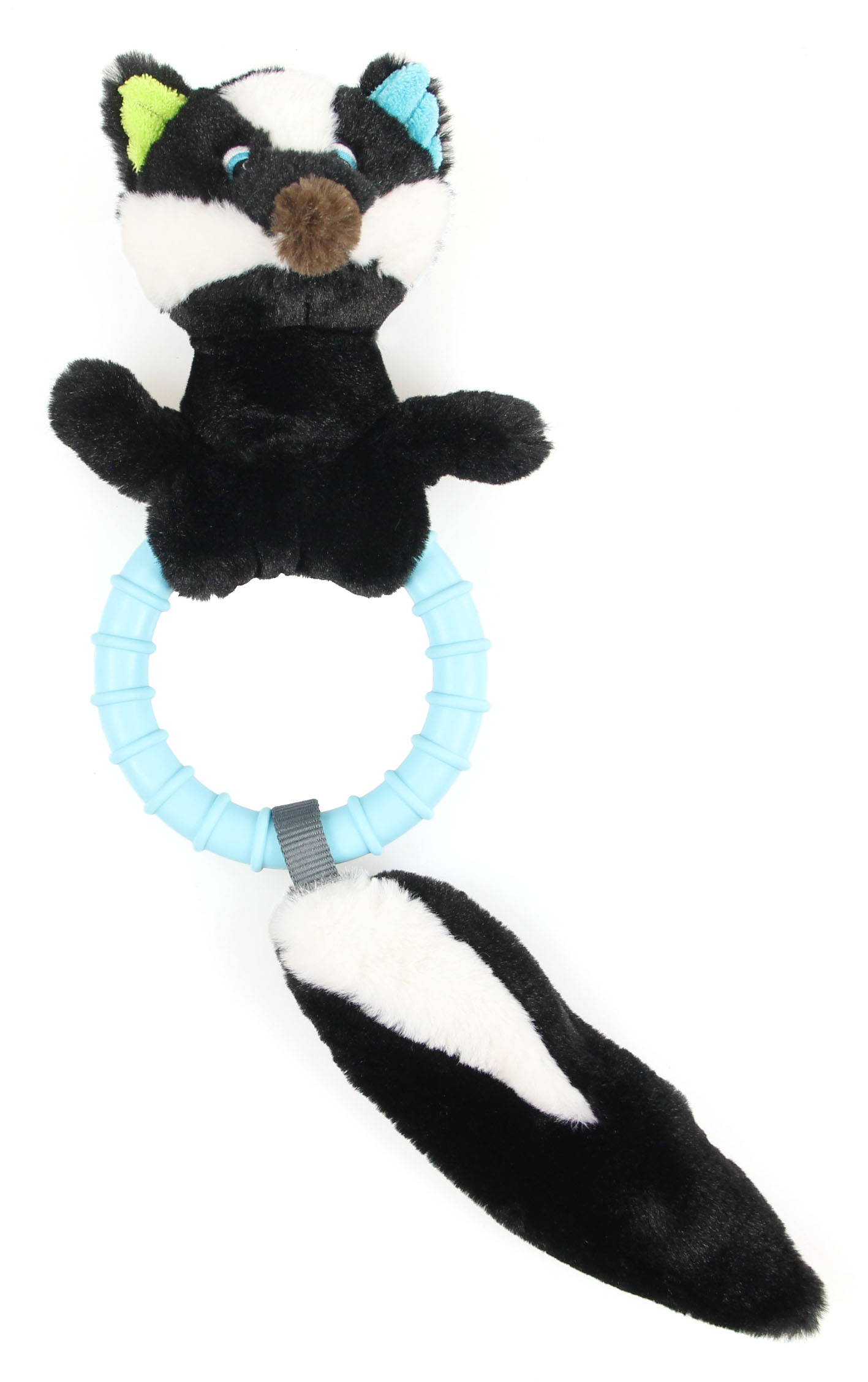 swisspet Ringel Plüsch-Stinktier, schwarz/weiss