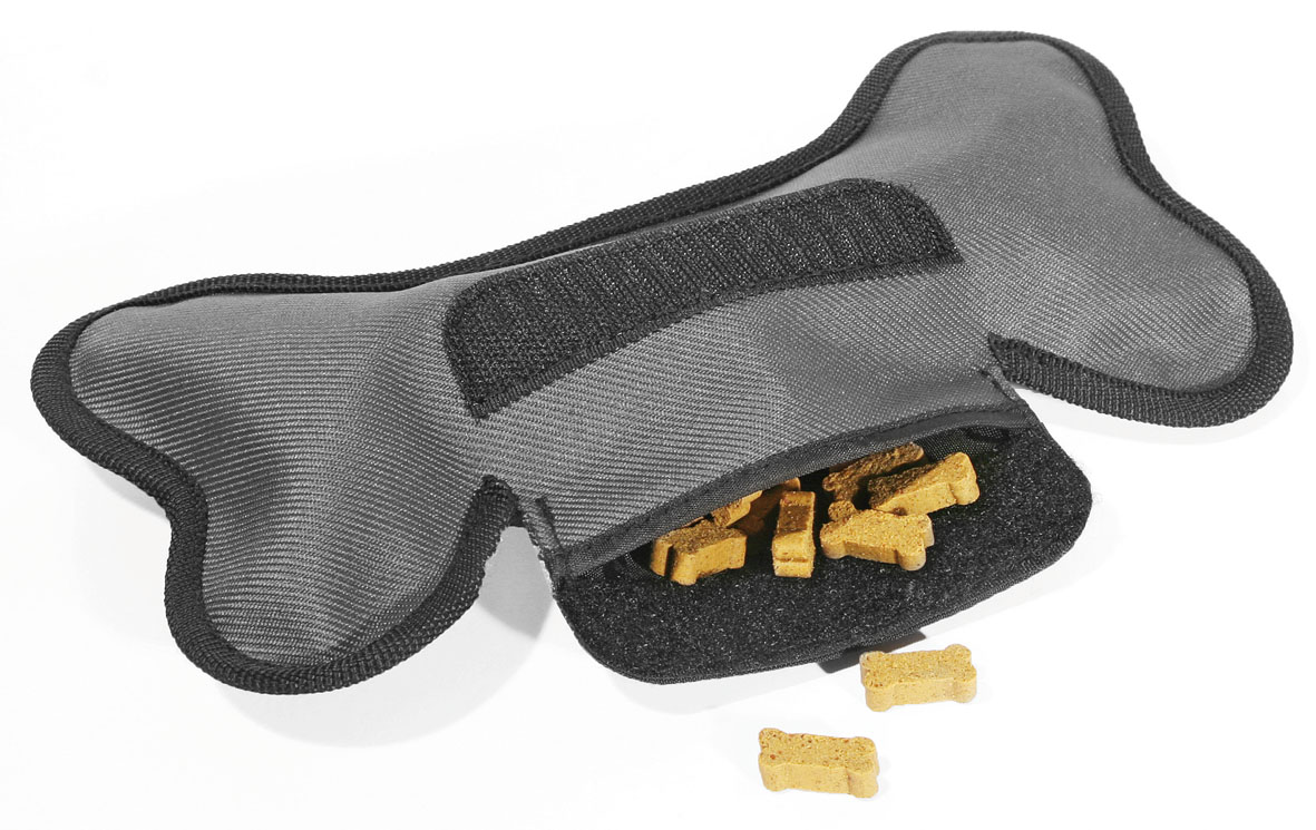 swisspet Snack Bone, noir, 22x11cm