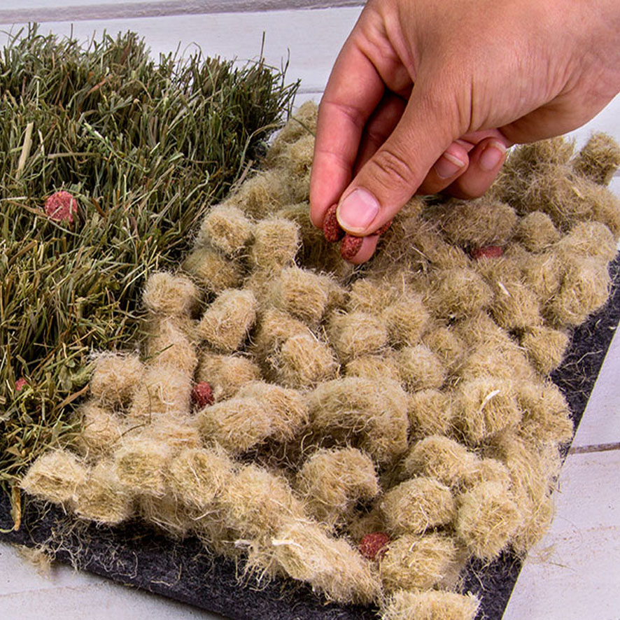 Tapis de fouille foin & chanvre