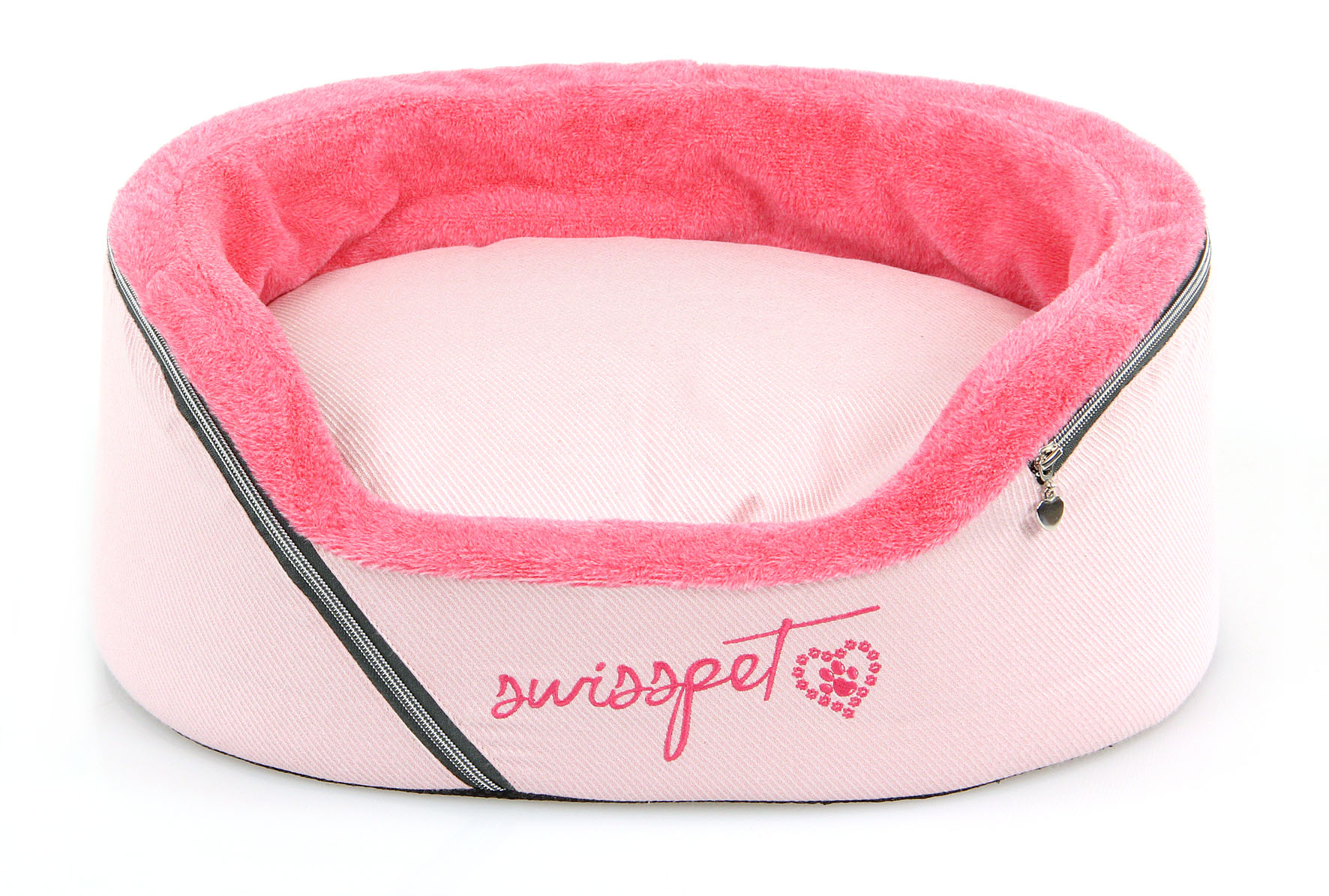 swisspet Hunde- & Katzenbett Love, rosa